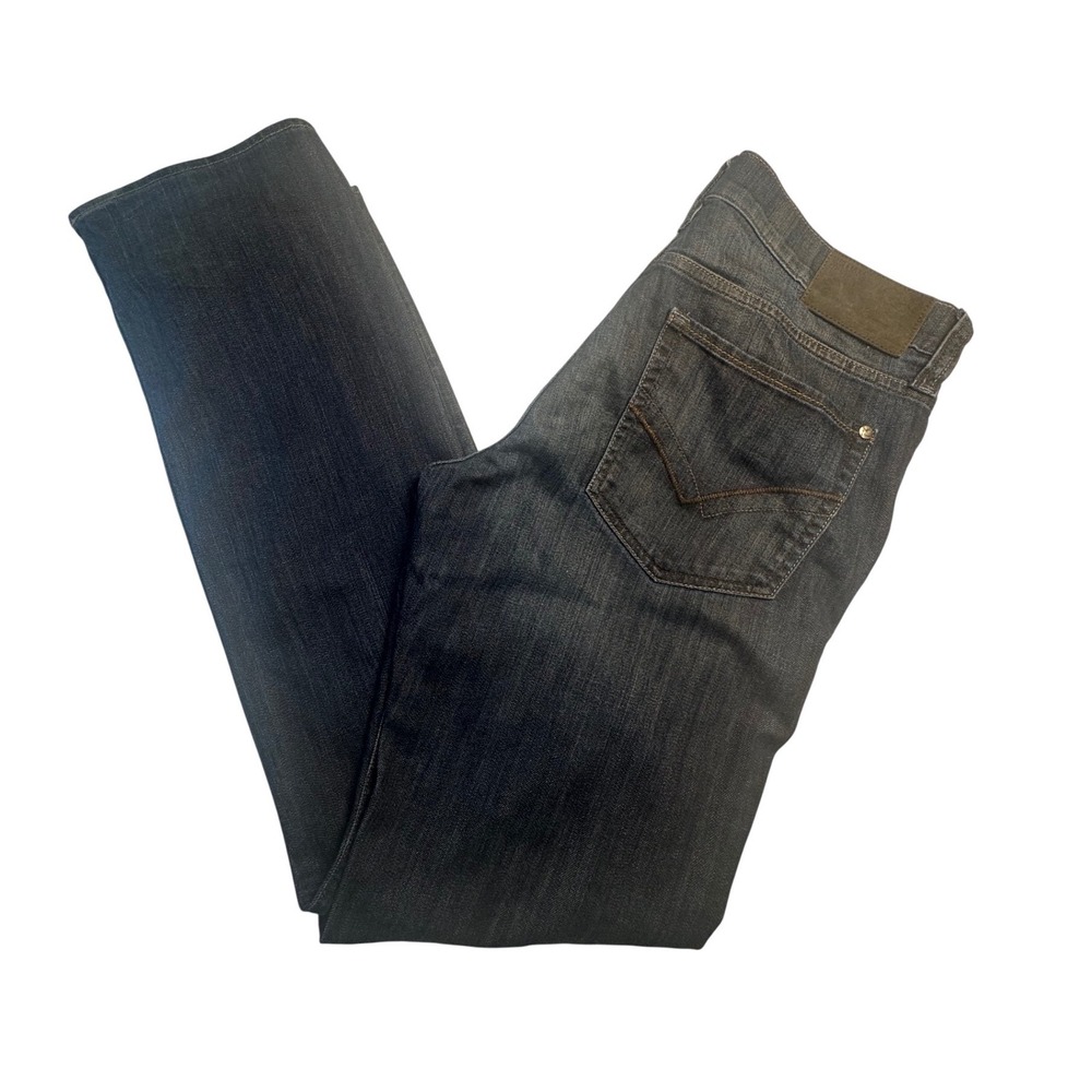 William Rast Mens Relaxed Straight Leg Jeans Dark Wash Denim Size 33